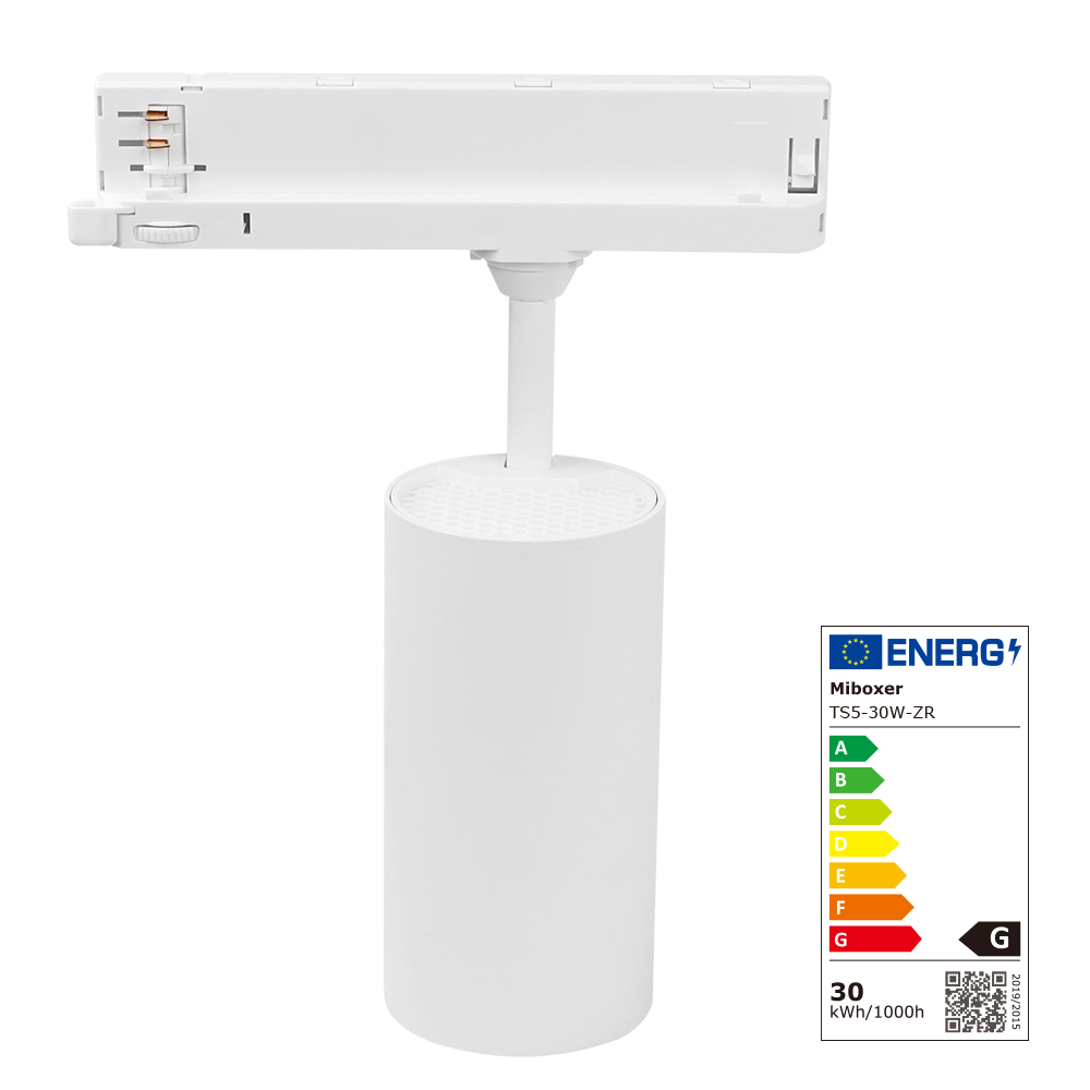 TS5-30B-ZR 30W RGB+CCT LED Track Spotlight - Tuya Zigbee 3.0 + 2.4G - White/Black optional TS5-30B-ZR 30W RGB+CCT LED Track Spotlight - Tuya Zigbee 3.0 + 2.4G - White/Black optional